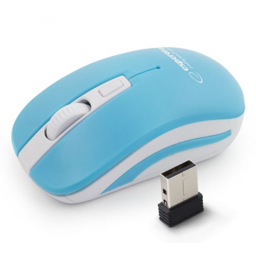 Esperanza vezeték nélküli 2.4GHz optikai egér USB csatlakozással - Uránusz #ZÖLD/FEHÉR