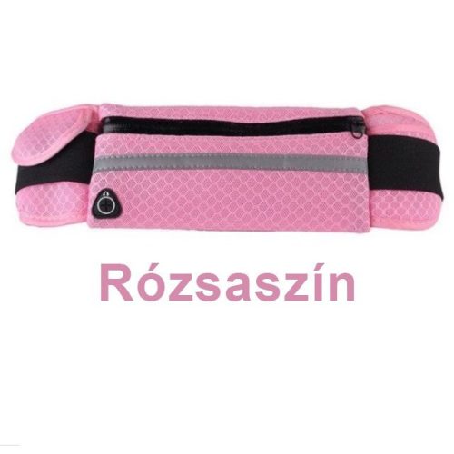 Övtáska, futóöv, futó övtáska, sportöv #Rózsaszín