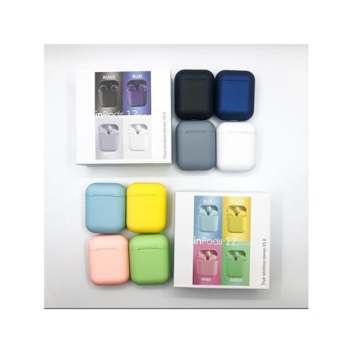 Inpods 12 Macaron - soft touch vezérléssel, matt felülettel #Fehér
