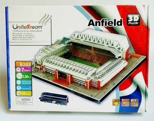3D-s Stadion Puzzle #Anfield Road Liverpool
