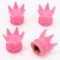 KING szelepsapka, Korona kialakítású szelepsapka, (autóhoz, kerékpárhoz) #Pink