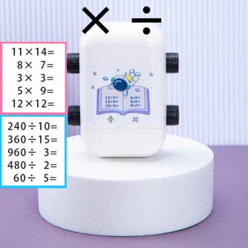 Matematika gyakorlást segítő nyomda #Fehér