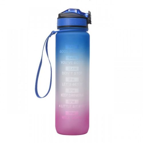 Motivációs kulacs 1000 ml #Szürke