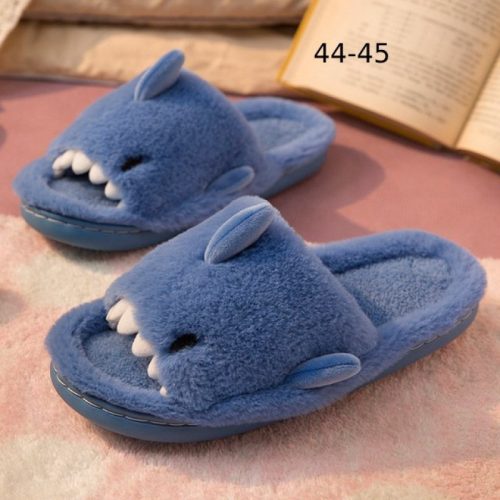 Cápás papucs #kék 44-45