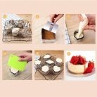 Rozsdamentes acél sütemény (Mousse) forma #Rozsdamentes acél köralakú sütemény (Mousse) forma Négyzet