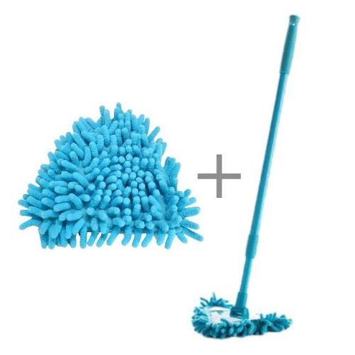 Hosszabbítható többfunkciós mikroszálas felmosó Kék