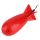 Nagyméretű etetőrakéta horgászathoz Piros