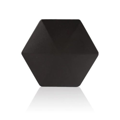 Pörgő fém játék, Íróasztal dísz 6 oldalú fekete