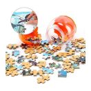 Dinós puzzle tojásban #Piros