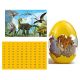 Dinós puzzle tojásban - Sárga