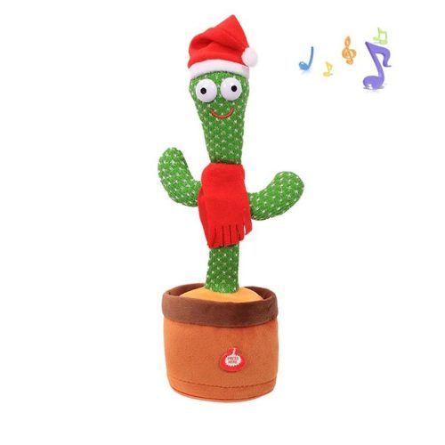 Beszélő, táncoló kaktusz, interaktív játék - Mikulásos