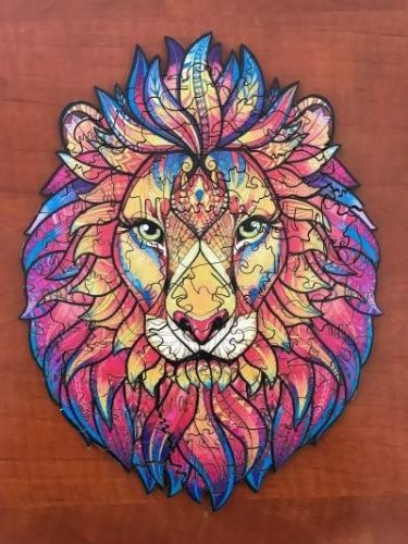 Fa Puzzle (148 × 210 mm) #Oroszlán