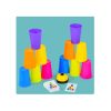 Montessori Toys Stack Cup játék kártyával 