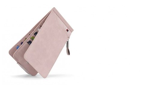 Multifunkciós kártyatartó, pénztárca - Rózsaszín