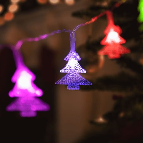 Színes LED fényfüzér (2,3 m) #Fenyőfa