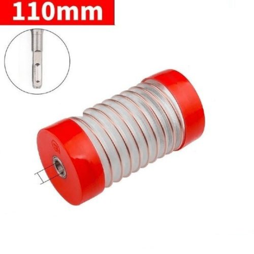 Rugalmas elektromos fúró porvédő, 110 mm #Piros
