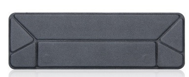 Hordozható, összecsukható, ergonomikus laptop állvány Fekete