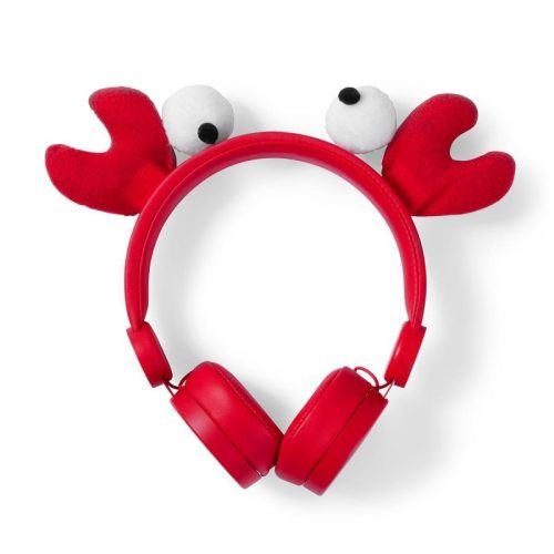 On-Ear vezetékes fejhallgató - piros