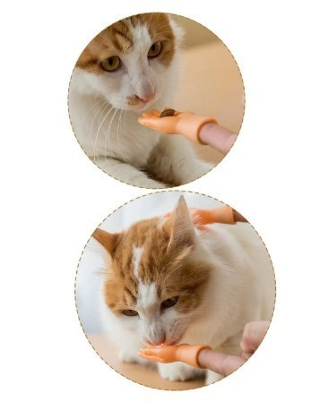 Vicces mini ujjra húzható kezek macskagazdiknak