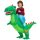 Felfújhatós gyermek jelmez Zöld T-rex