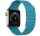 Apple Watch mágneses bőr szíj 38mm/40mm kék