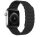 Apple Watch mágneses bőr szíj 38mm/40mm fekete