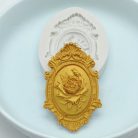 Vintage Baroque Scroll Relief csokoládéforma - 3D szilikon forma #Totem