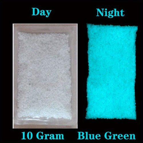 10G Fluoreszkáló Szuper Fényes Homok dísz akváriumba #Kékeszöld