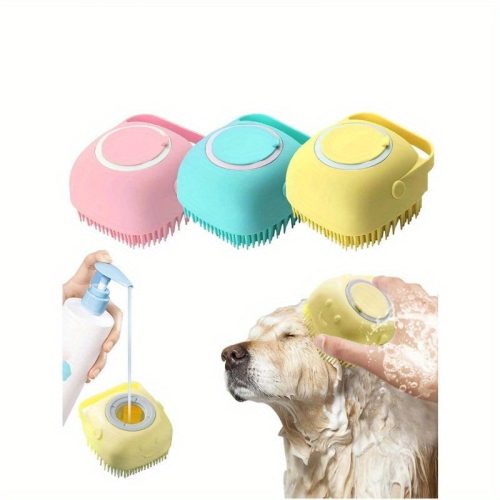 Softness Szilikon Kisállatkefe #Kék
