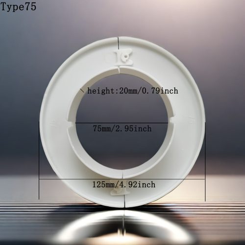 Légkondicionáló Lyuk Tömítő Burkolat #fehér - 75 Mm