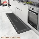 prémium konyhai szuper nedvszívó padlószőnyeg #Fekete Szürke - 40,01 Cm X 59,99 Cm