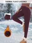 Női termo polár leggings, 2,5 cm-es derékbőséggel #Heather Grey - XS