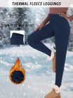 Női termo polár leggings, 2,5 cm-es derékbőséggel #Heather Grey - XS
