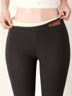 Női magas derekú polár bélésű leggings téli sportokhoz, fitneszhez és jógához #Tengerészkék - XXL