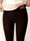 Női magas derekú polár bélésű leggings téli sportokhoz, fitneszhez és jógához #Tengerészkék - XXL