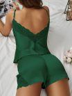 Csipke pizsama szett #Khaki - M