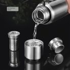 Vákuum Szigetelt Rozsdamentes Acél termosz #Fekete 600ml