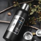 Vákuum Szigetelt Rozsdamentes Acél termosz #Fekete 600ml