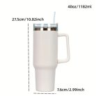 Duplafalú rozsdamentes acél vizespalack, 1l #Babarózsaszín