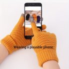 Érintőképernyős Unisex Téli Kesztyű #Piros