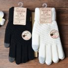 Érintőképernyős Unisex Téli Kesztyű #Fehér