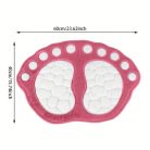 Memóriahabs Kádkilépő Szőnyeg, Csúszásmentes #Szürke
