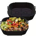 Tapadásmentes Szilikon Air Fryer Sütőforma #Világos zöld