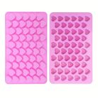 1db 55 lyukú 3D jégkocka tálca mini szív szilikon forma csokoládé fondant forma tészta zselé keksz sütő torta díszítő eszközök