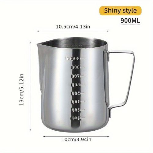 Rozsdamentes acél kávéskancsó csésze #900 ml