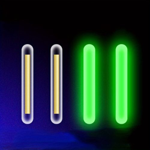 20 db világító fénypálcika éjszakai horgászathoz – növelje a fogást a fluoreszkáló fénypálcikákkal #4,5 mm - 20 db