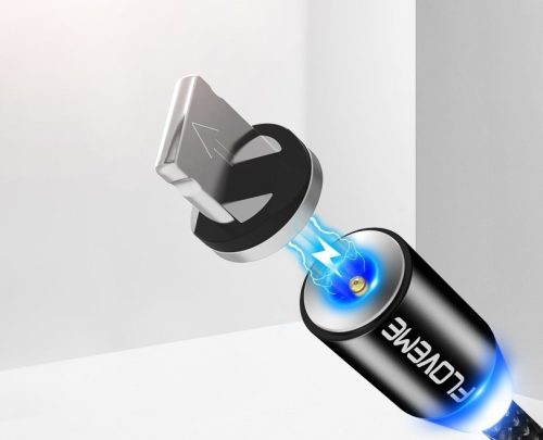 Mágneses, 1 méteres világító lightning kábel #Iphone-hoz
