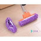Padlótisztító, felmosó papucs, mop papucs #Lila